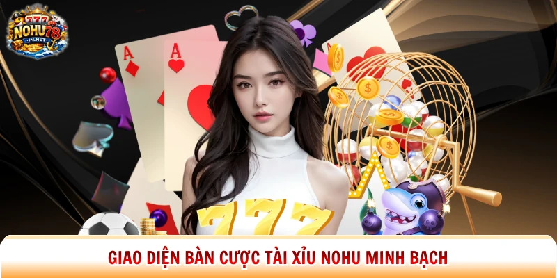 Giao diện bàn cược Tài xỉu Nohu minh bạch